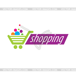 Logo shop - vector clipart