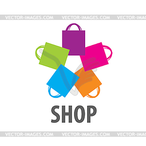 Logo shop - vector clipart