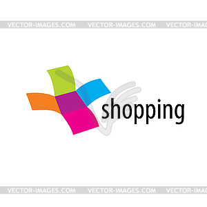 Logo shop - royalty-free vector image