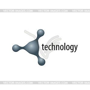 Logo technology - vector image