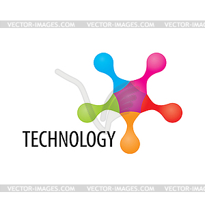 Logo technology - vector clipart