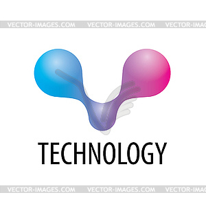 Logo technology - vector image