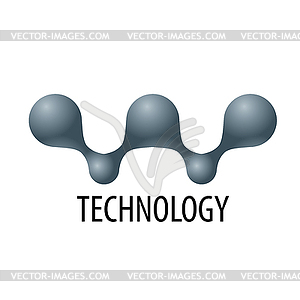 Logo technology - vector clip art