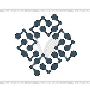 Logo technology - royalty-free vector clipart