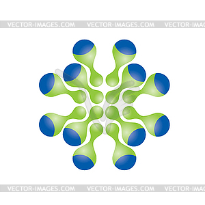 Logo technology - vector clipart