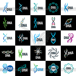 Logo dna - royalty-free vector image