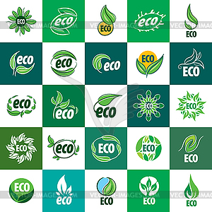 Icon eco - vector image