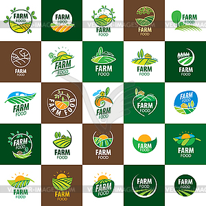 Logo farm food - vector clipart