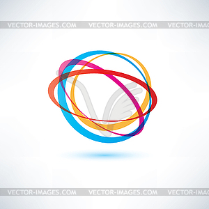 Абстрактный символ, бизнес deisign элемент - векторизованное изображение