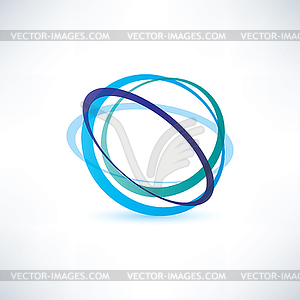 Abstract symbol, business deisign element - vector image