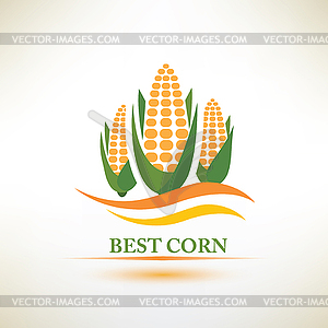 Corn symbol - vector clipart