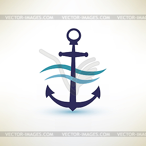 Anchor symbol - vector image