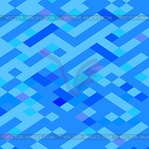 Blue Maze Abstract Low Polygon Background - vector clip art