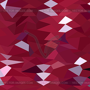 Carmine Red Abstract Low Polygon Background - vector image