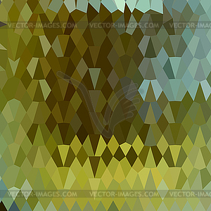 Moss Green Abstract Low Polygon Background - vector clipart