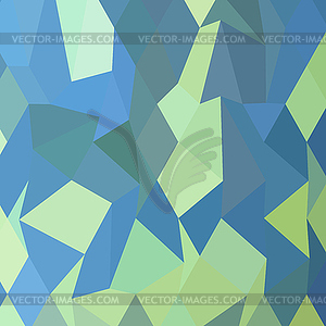 Lime Green Pastel Blue Abstract Low Polygon - vector clip art