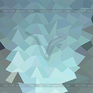 Cambridge Blue Abstract Low Polygon Background - vector image