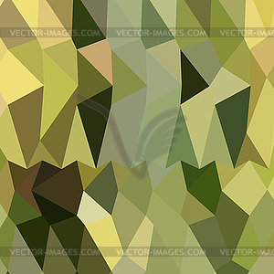 Dark Khaki Abstract Low Polygon Background - vector image