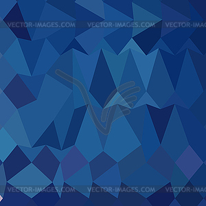 Cobalt Blue Abstract Low Polygon Background - vector image