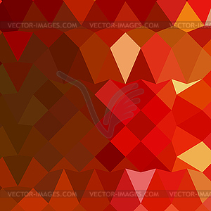 Incardine Red Abstract Low Polygon Background - vector image