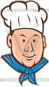 Chef Cook Happy Cartoon - vector clipart