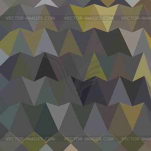 Feldgrau Gray Abstract Low Polygon Background - vector clipart