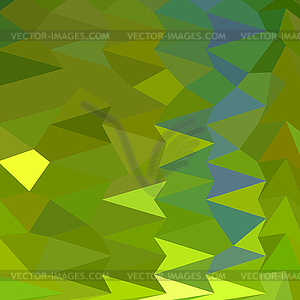 June Bud Green Abstract Low Polygon Background - vector image