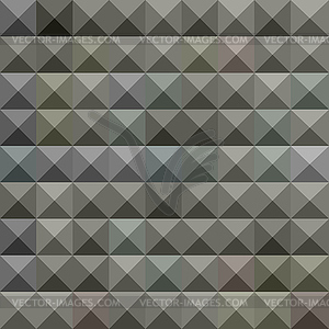 Argent Grey Abstract Low Polygon Background - vector image