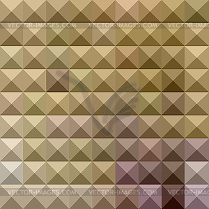 Burlywood Brown Abstract Low Polygon Background - vector image