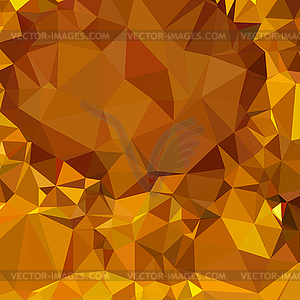 Dark Tangerine Yellow Abstract Low Polygon - vector clip art