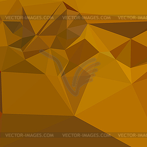 Curry Yellow Abstract Low Polygon Background - vector image