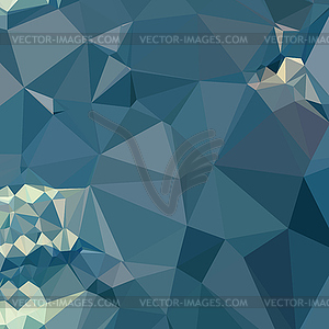 Cadet Blue Abstract Low Polygon Background - vector clip art