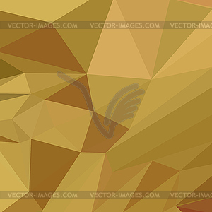 Goldenrod Yellow Abstract Low Polygon Background - vector clip art