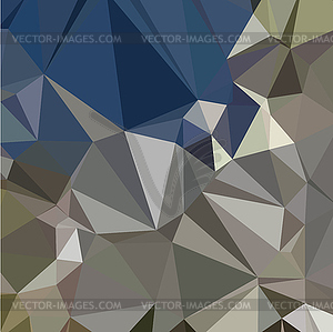 Ash Grey Abstract Low Polygon Background - vector clip art