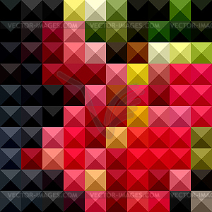 Amaranth Red Abstract Low Polygon Background - vector clipart