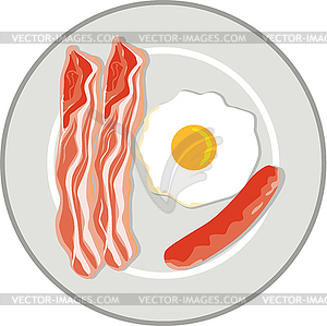 bacon and egg clip art