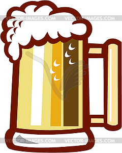 Beer Stein Retro - vector clipart