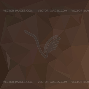 Dark Puce Brown Abstract Low Polygon Background - vector EPS clipart
