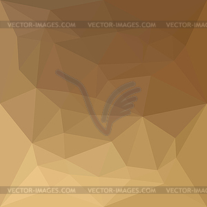 Dark Tangerine Abstract Low Polygon Background - vector clipart