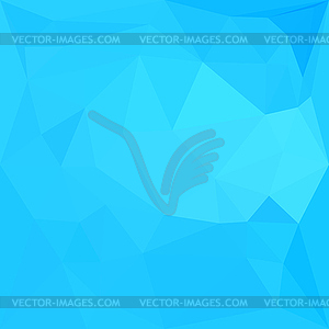 Dark Turquoise Abstract Low Polygon Background - vector clip art