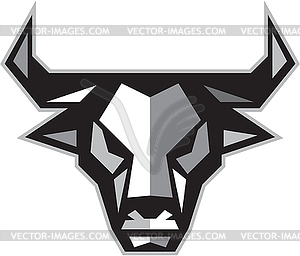 Bull Cow Head Low Polygon - vector clipart