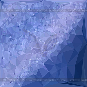 Steel Blue Abstract Low Polygon Background - vector image