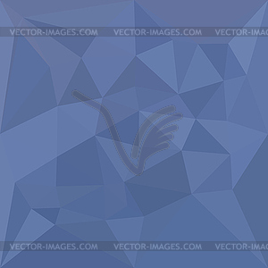 Cornflower Blue Abstract Low Polygon Background - vector image