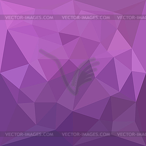 Plum Purple Abstract Low Polygon Background - vector clipart