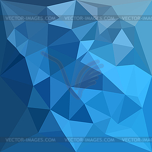 Cornflower Blue Abstract Low Polygon Background - vector clip art