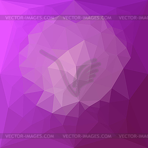 Eminence Violet Abstract Low Polygon Background - vector clipart