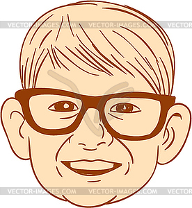 clipart thick glasses