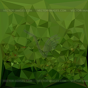 Chlorophyll Green Abstract Low Polygon Background - vector image