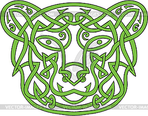 Bear Celtic Knot - vector clip art