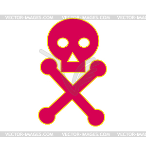 Poison Symbol Icon - vector clipart